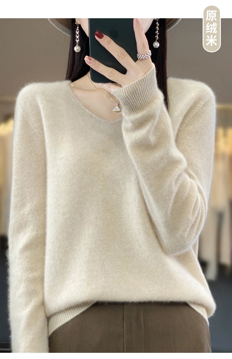 100% pure wool cashmere sweater