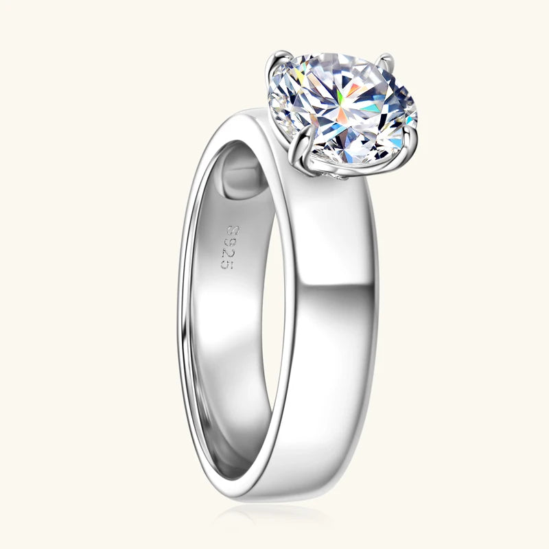 Anziw 18k Gold Plated Engagement Ring