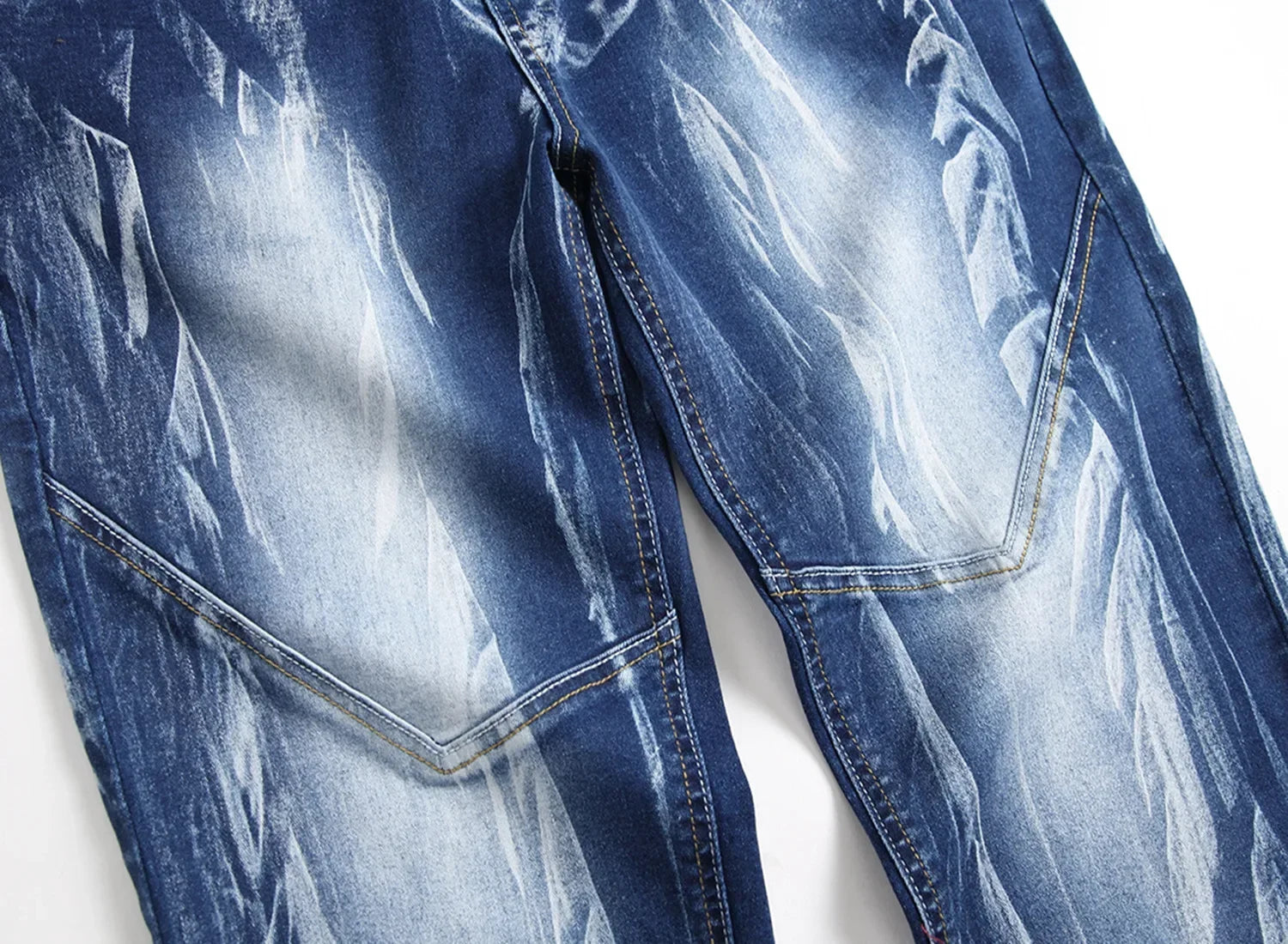 Fashion Print  Elasticity Slim Skinny Jeans