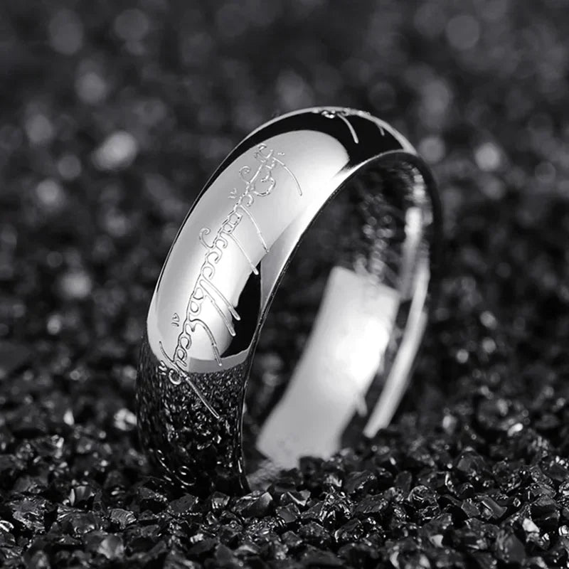 'RINGS OF POWER' 3D Carved Engraving Rings