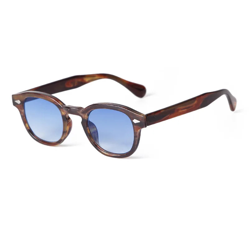 Vintage Fashion Shell Round Sunglasses