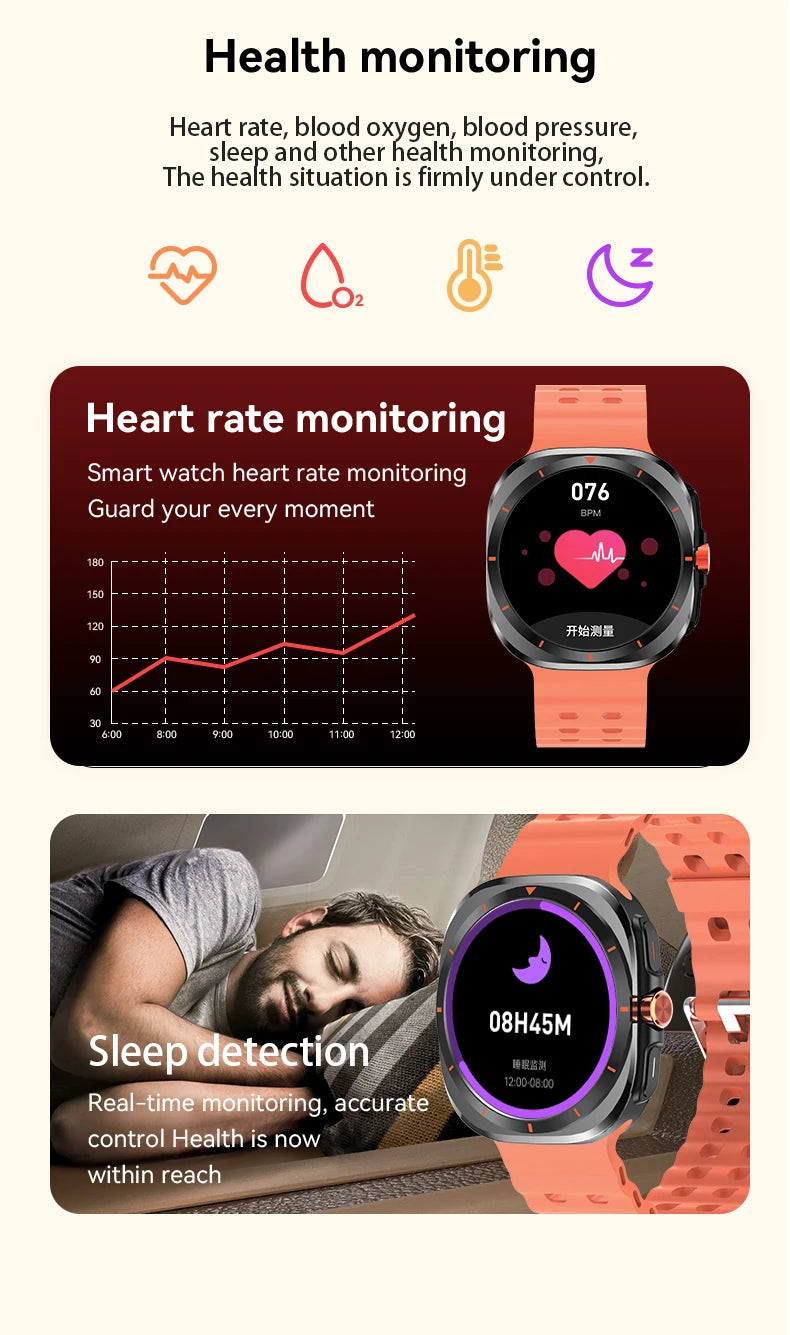 LAXASFIT Watch GT7 Ultra Smartwatch