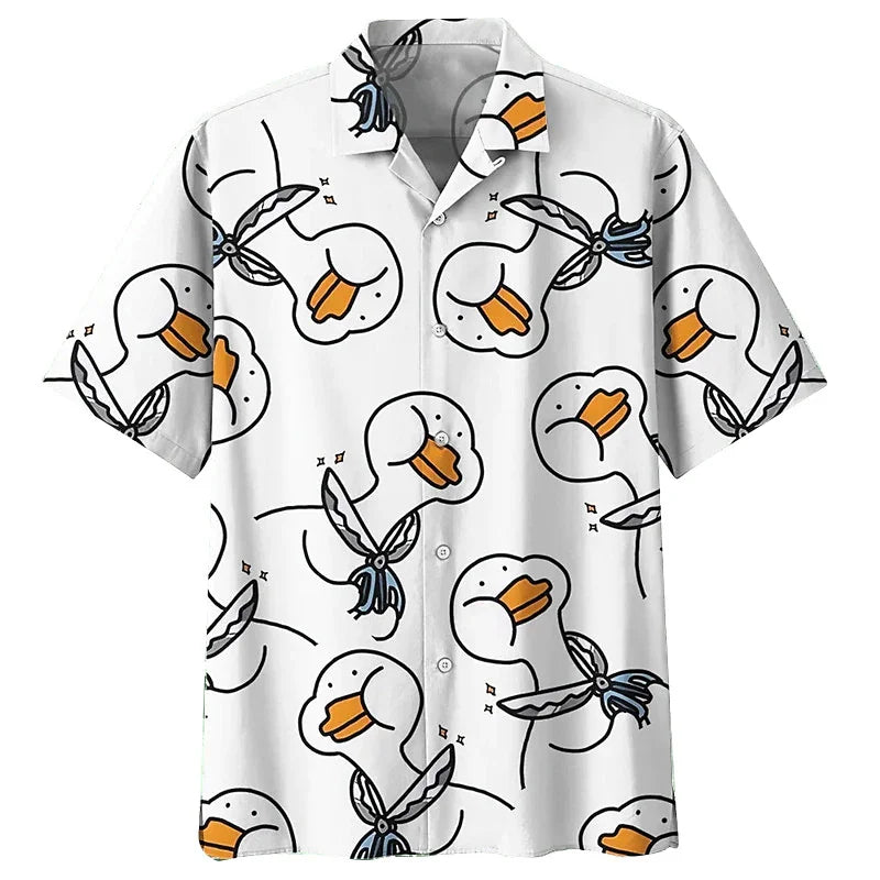 3D Animal Ducks Printing Shirts