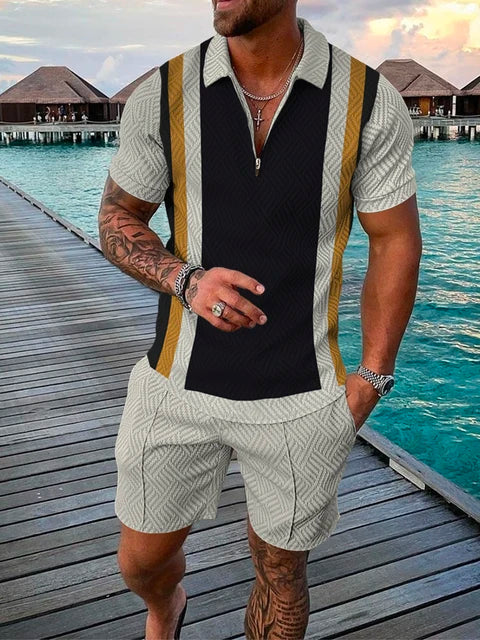 3D Print  Polo Shirt & Shorts