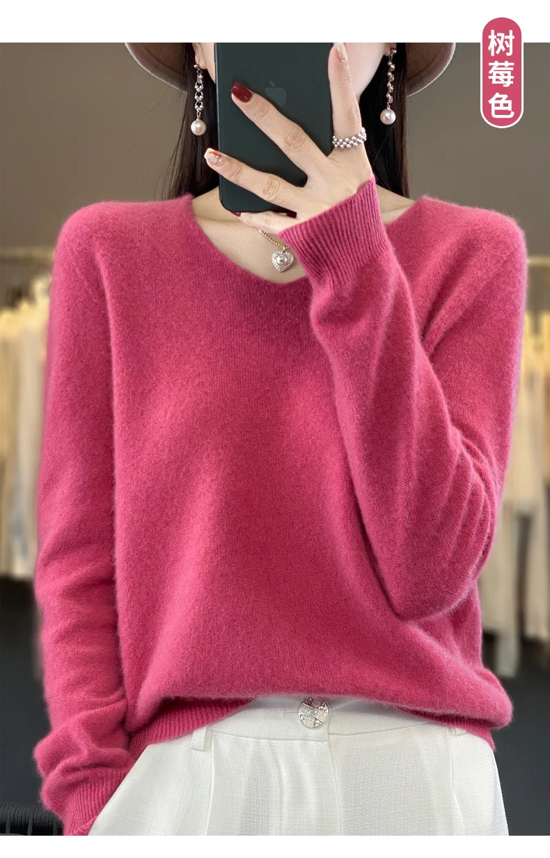 100% pure wool cashmere sweater
