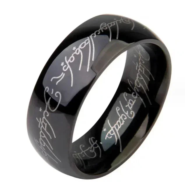 'RINGS OF POWER' 3D Carved Engraving Rings