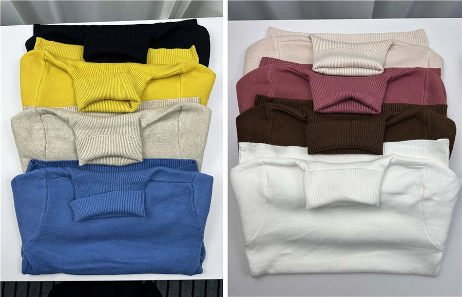 Thicken Velvet Turtleneck Sweater