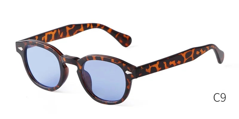 Vintage Fashion Shell Round Sunglasses