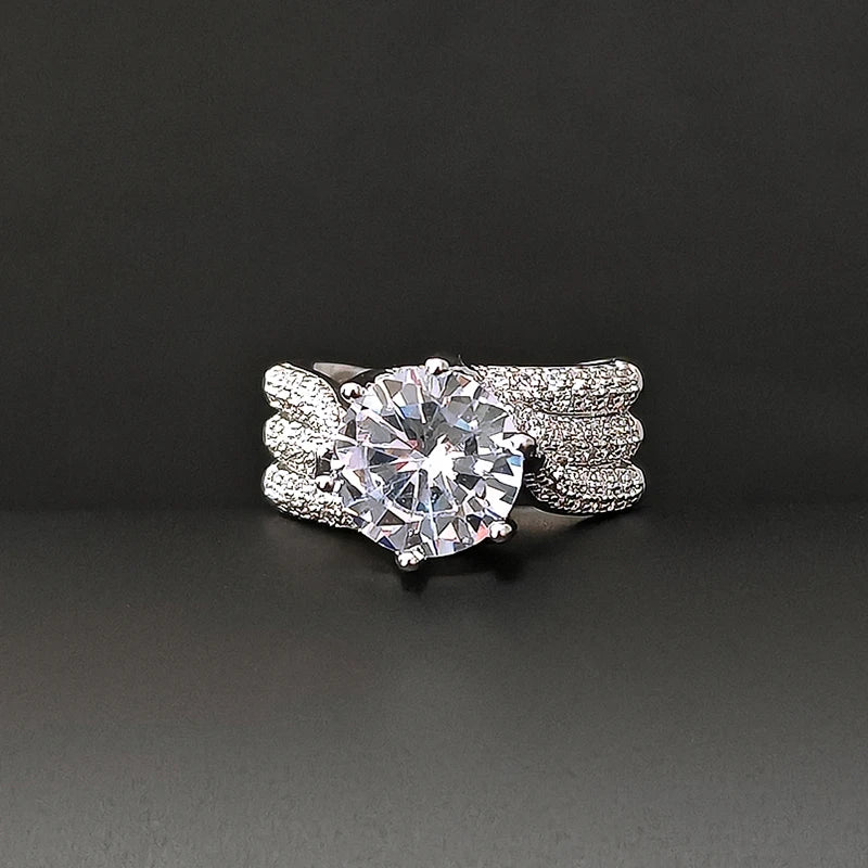Cubic Zirconia Engagement Ring