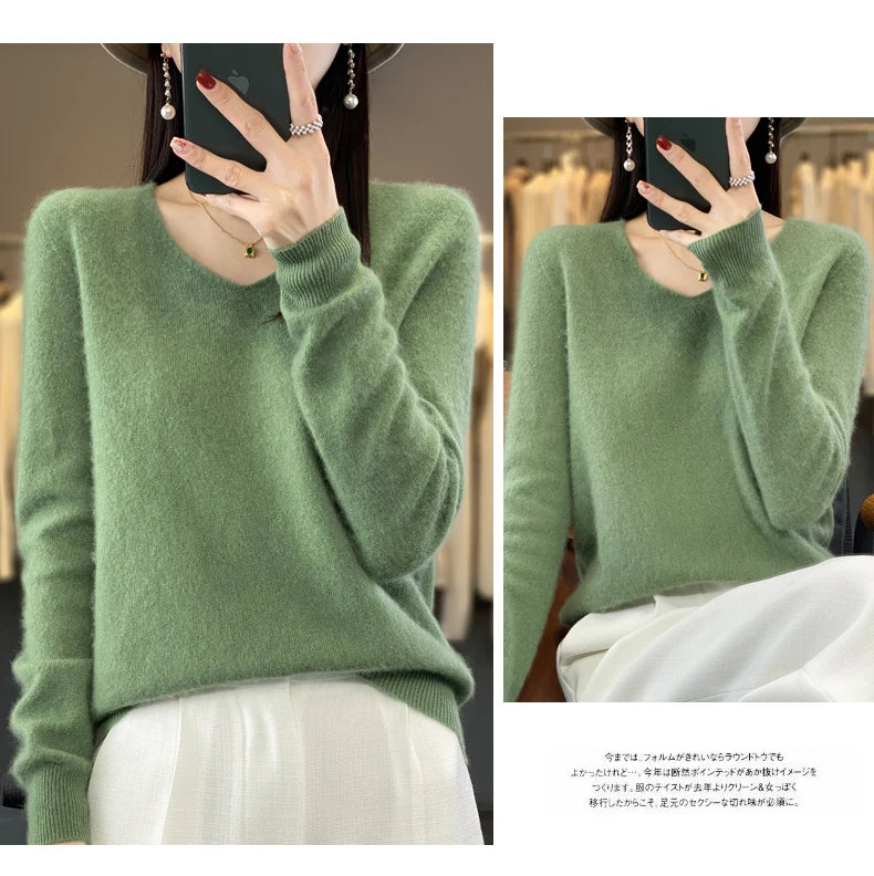 100% pure wool cashmere sweater