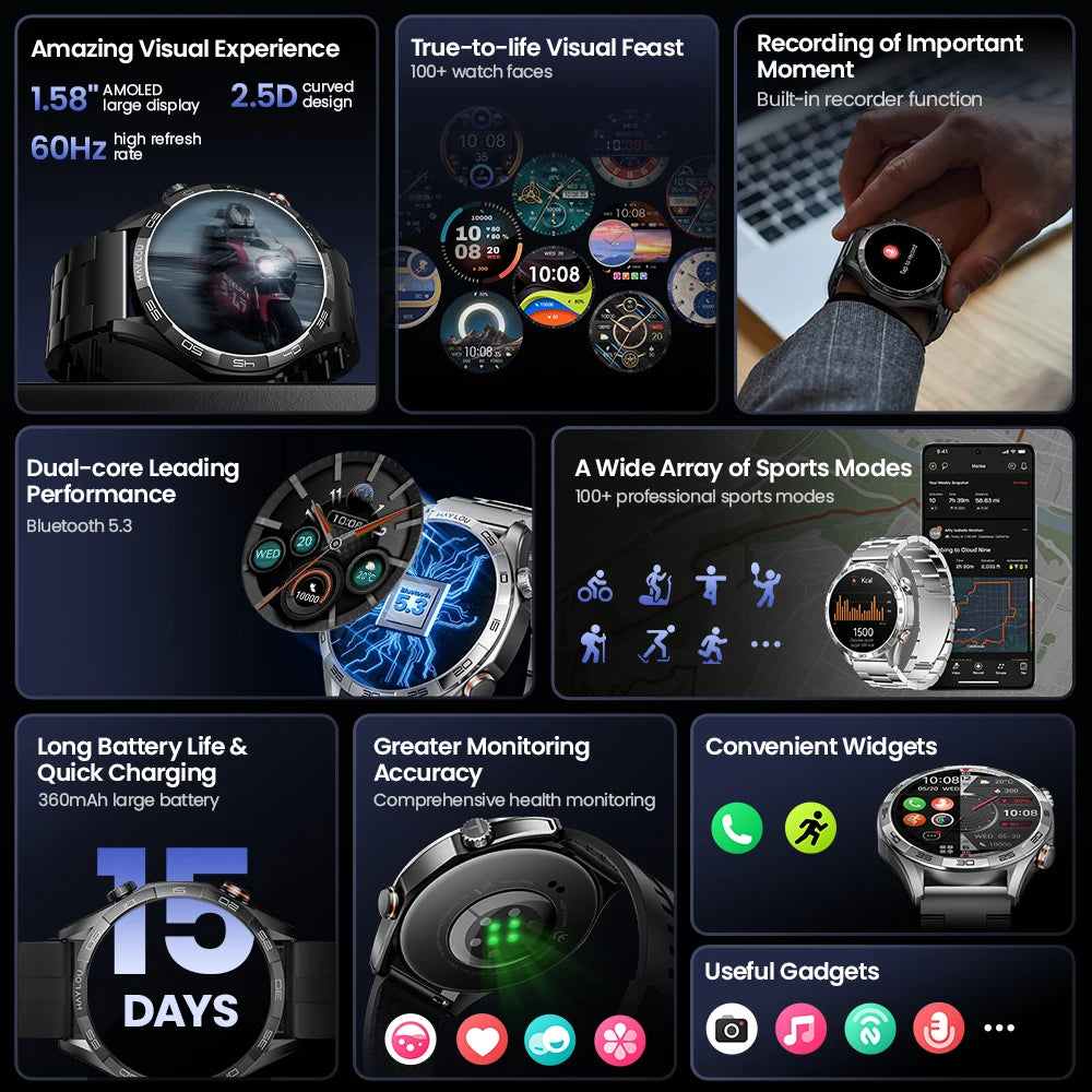 HAYLOU Solar 5 Voice Calling Smartwatch