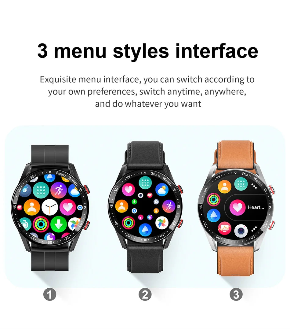 ECG+PPG Bluetooth Call Smart Watch