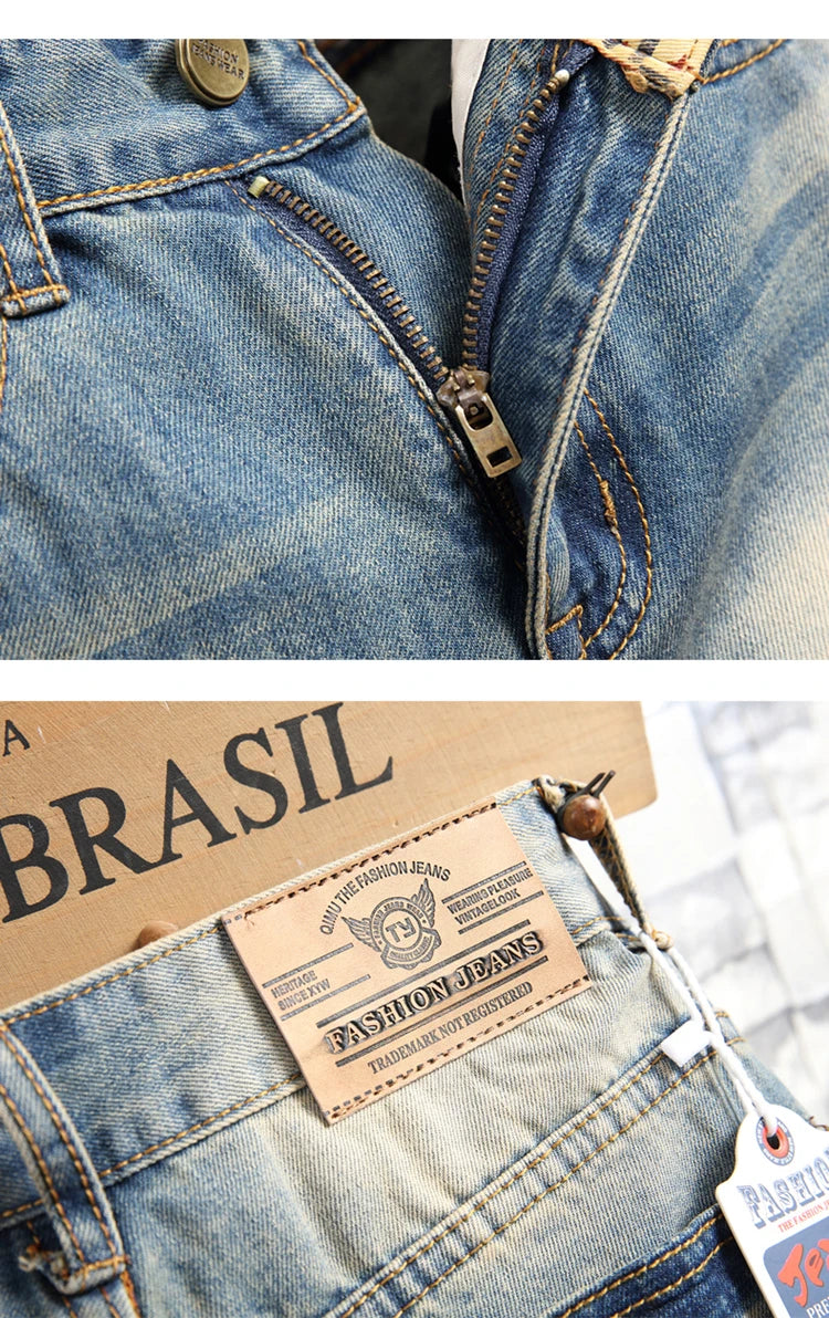 Distressed Ripped Jeans