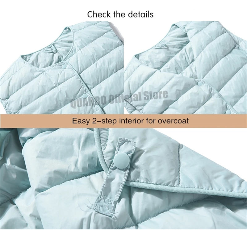 2025  Women Sleeveless Puffer Jacket