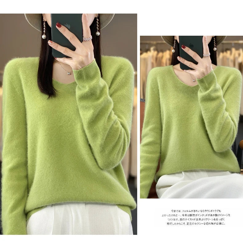 100% pure wool cashmere sweater