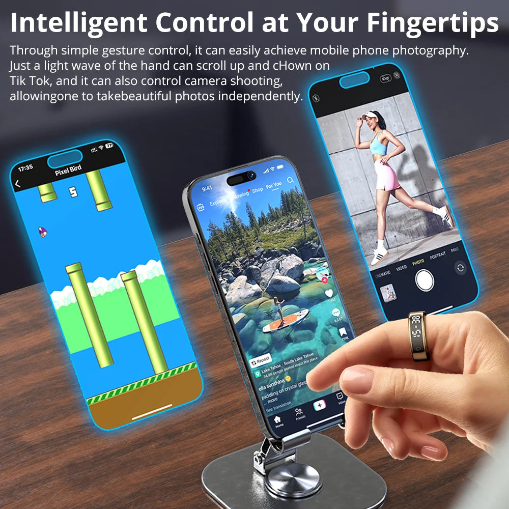 COLMI R12 Smart Ring with Display Screen and Touch