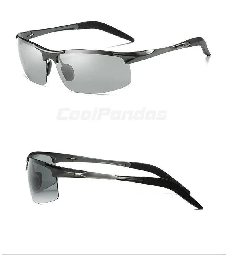 COOLPANDAS Aluminum Photochromic Sunglasses