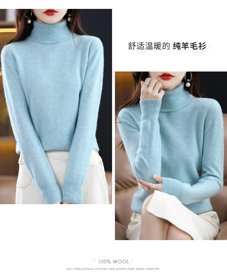 Merino Wool Cashmere Sweater / Jumper