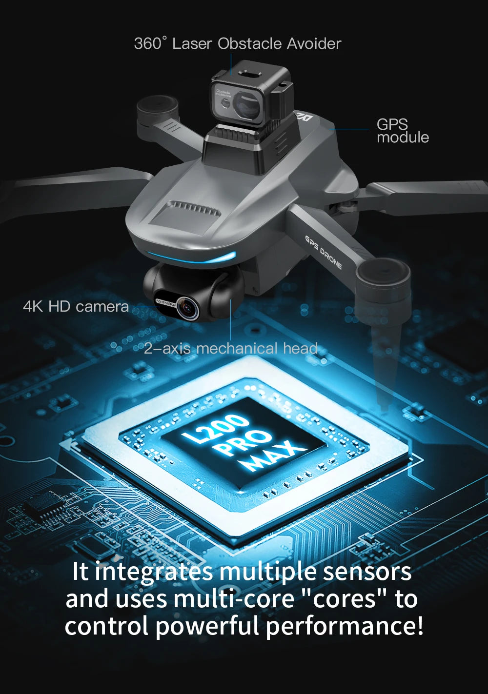 L200 PRO MAX GPS Drone