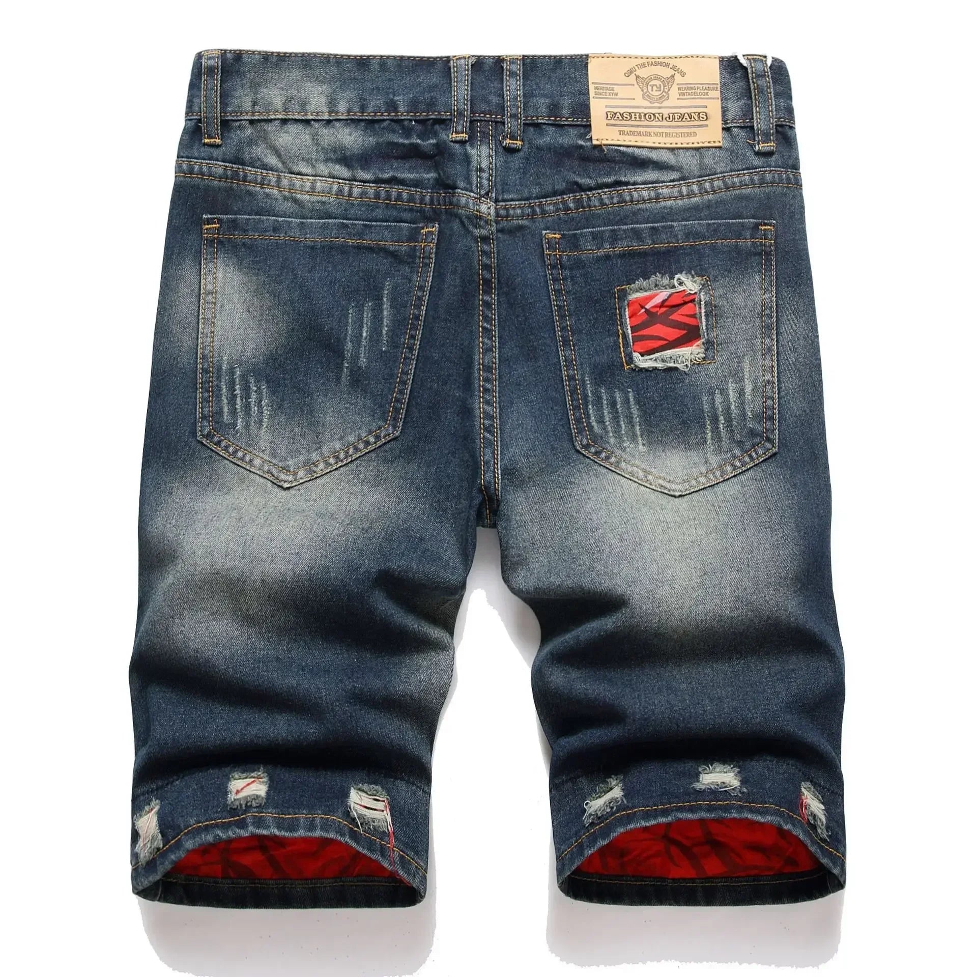 Never function Ripped Denim Shorts