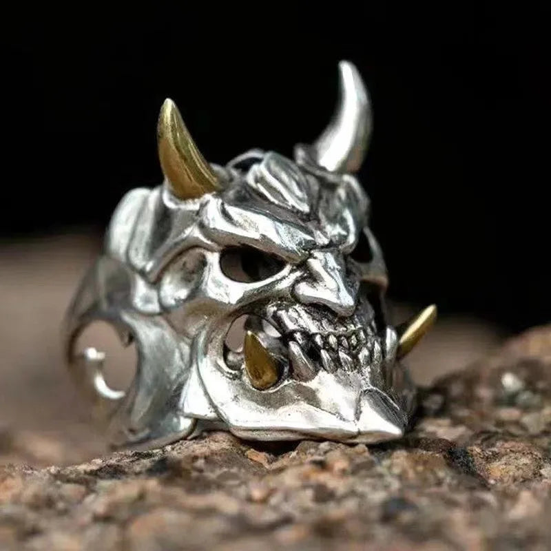 Retro Prajna Mask Ring