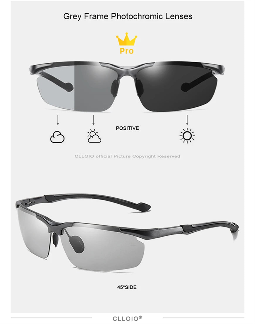 CLLOIO Aluminum Polarized Sunglasses