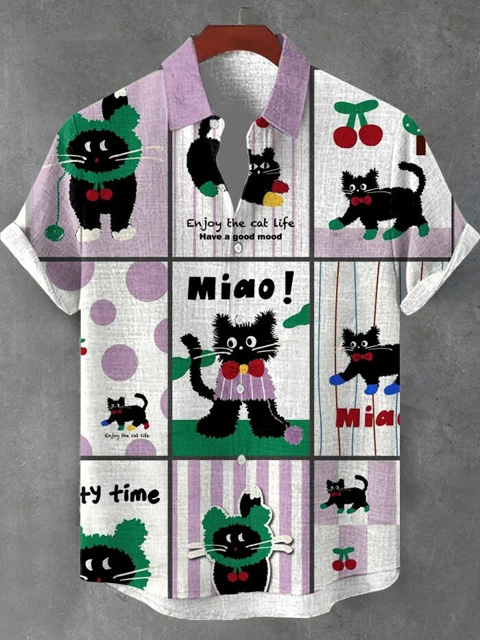 Lapel Art Graphics Hawaiian Shirts