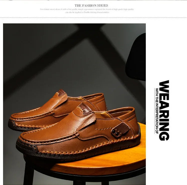 Loafers Breathable Slip on Italian  Shoes