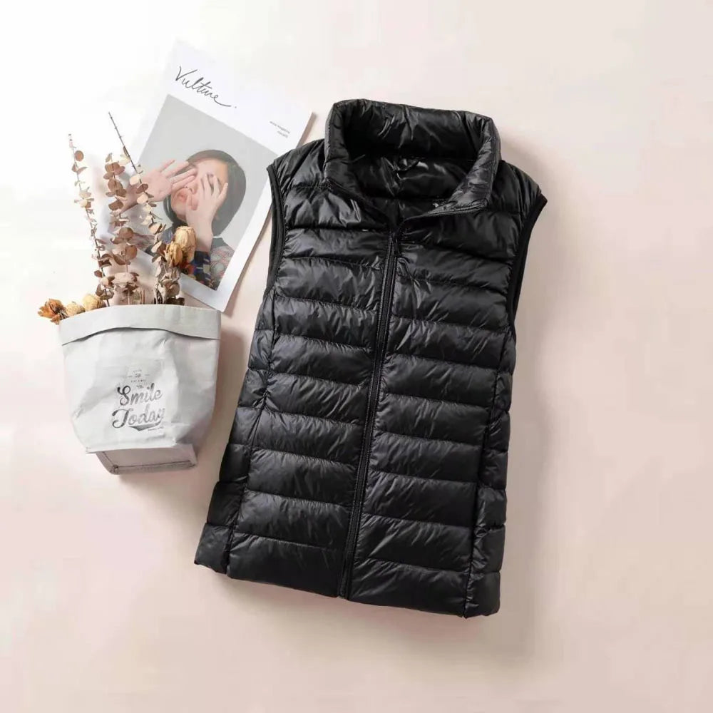 Ultra Light Down Vests Slim Sleeveless Jacket