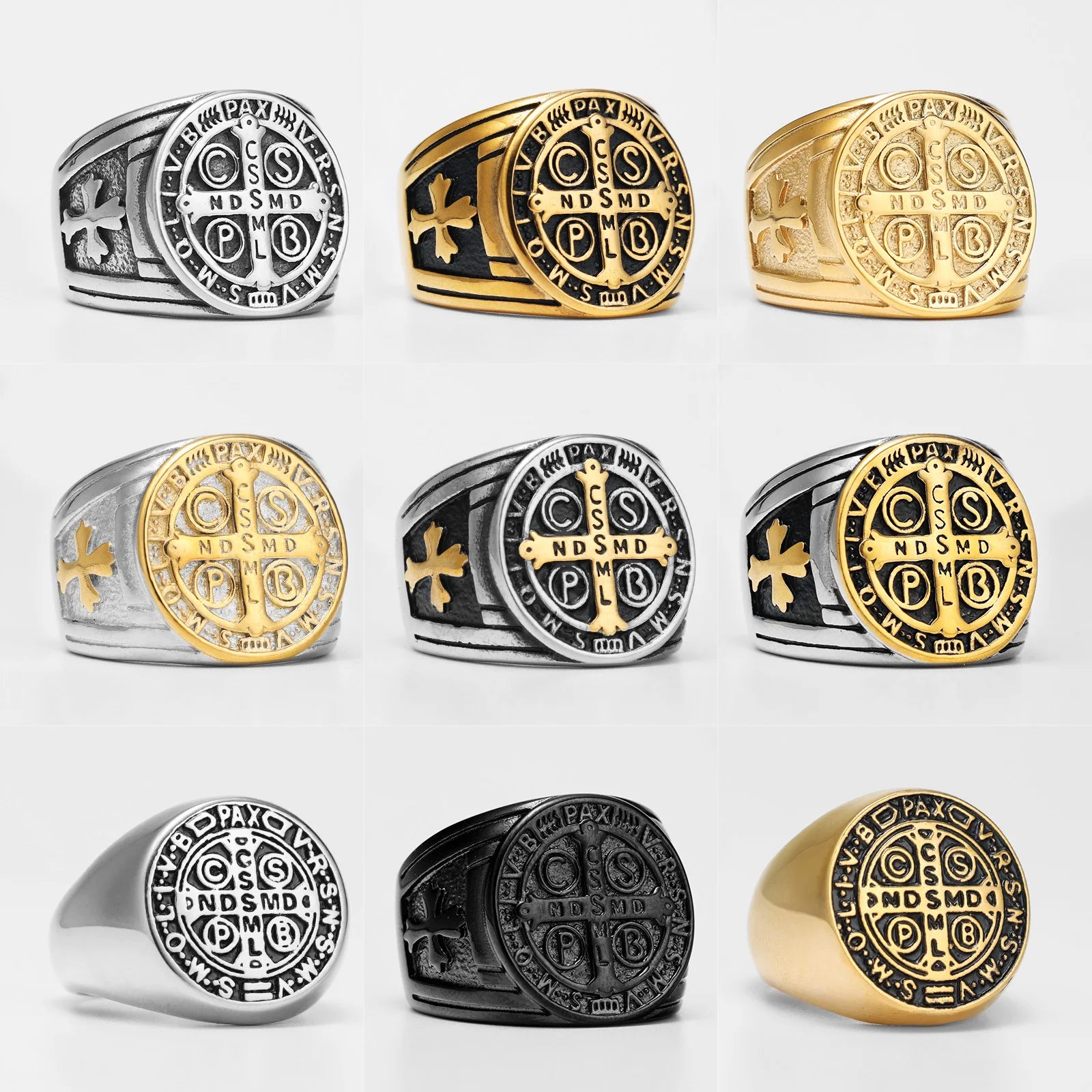 Exorcism Saint Benedict Cross  Ring