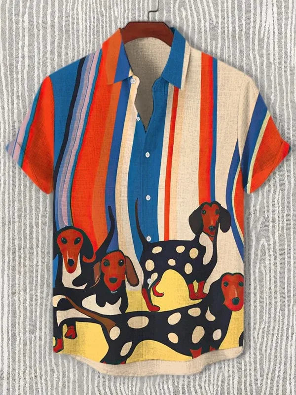 Lapel Art Graphics Hawaiian Shirts