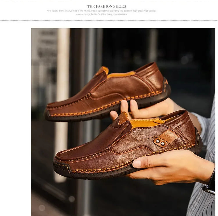 Loafers Breathable Slip on Italian  Shoes
