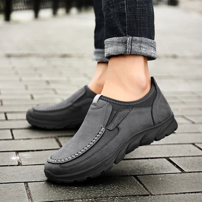 Handmade Retro Leisure Loafers Shoes
