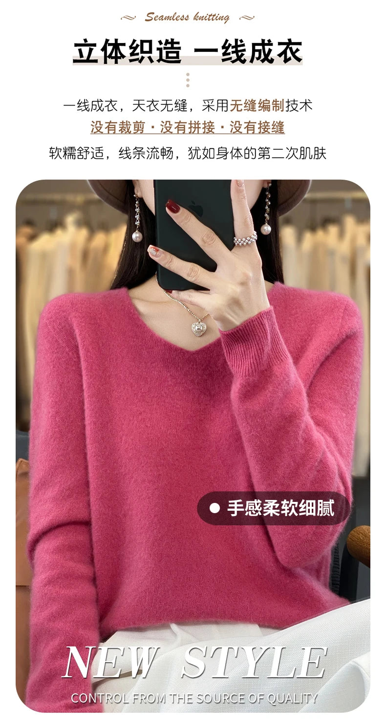 100% pure wool cashmere sweater