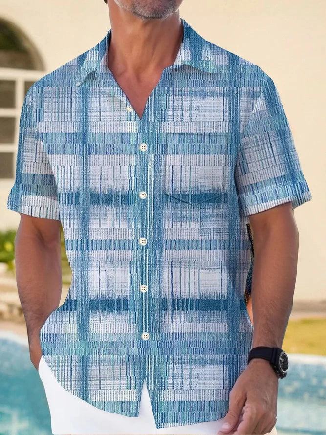 Beach Hawaiian Casual Men's Shirt