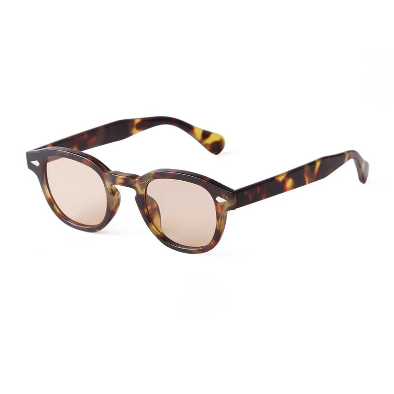 Vintage Fashion Shell Round Sunglasses