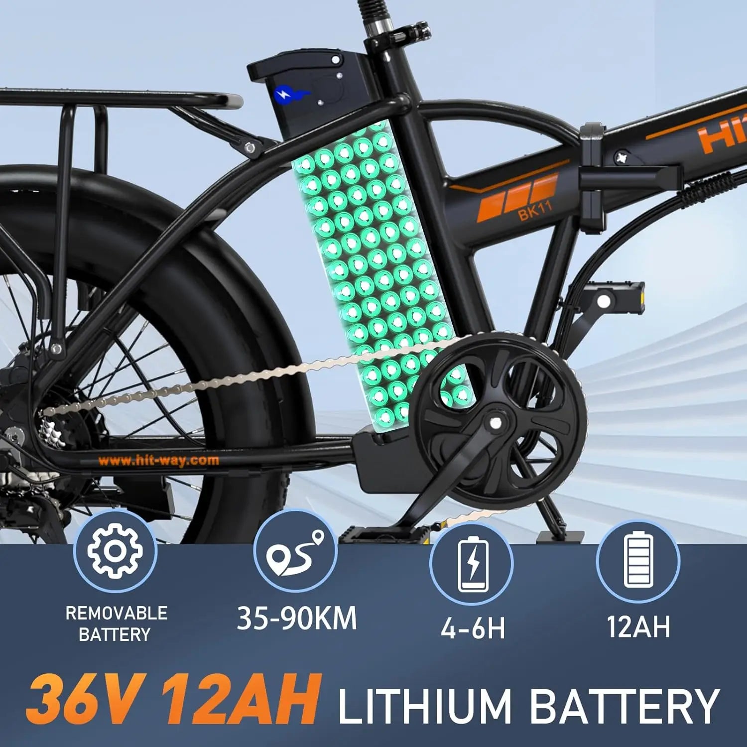 HITWAY Folding Electric Bike