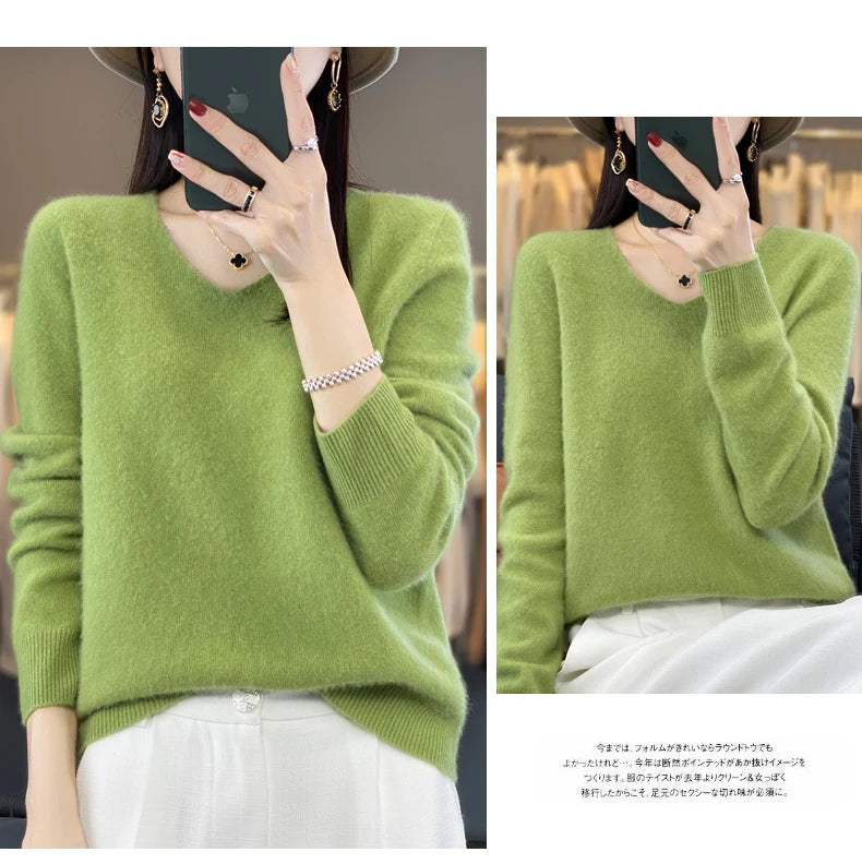 100% pure wool cashmere sweater