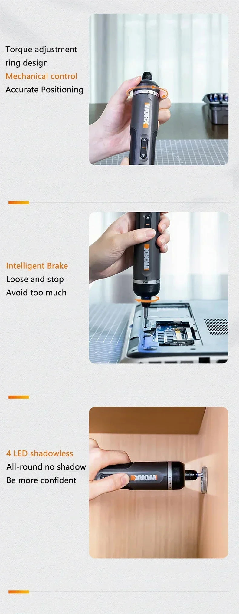 Worx Electrical Screwdrivers