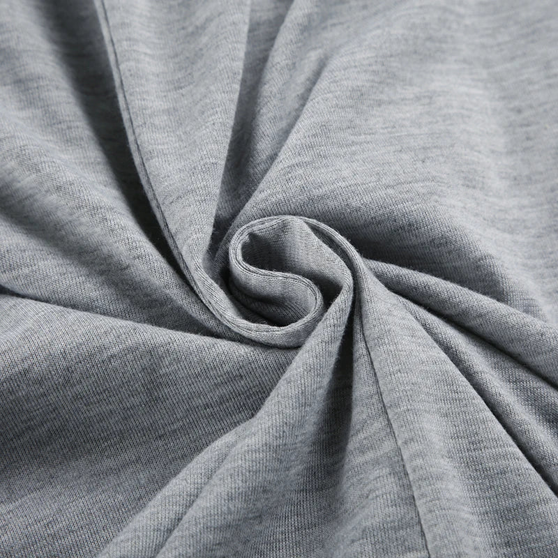 Grey Loose Rompers Fashion Button Up Full Sleeve suit