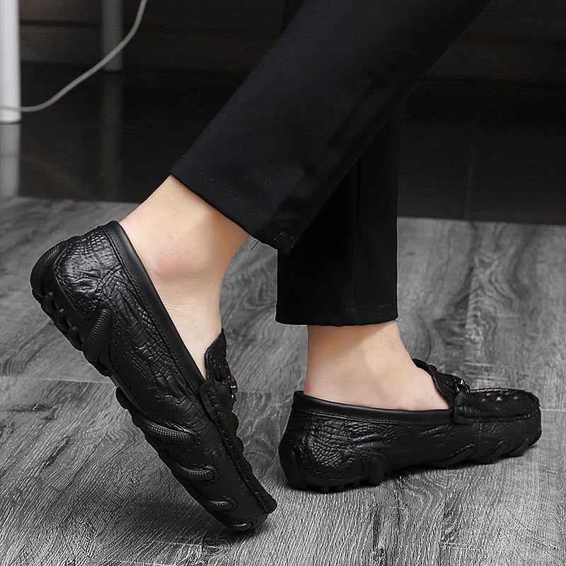 Leather Crocodile Shoes