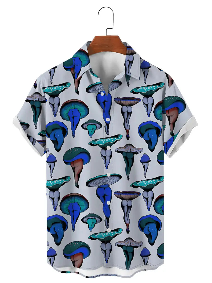 Hawaiian 3D Print Art Graphics Shirts