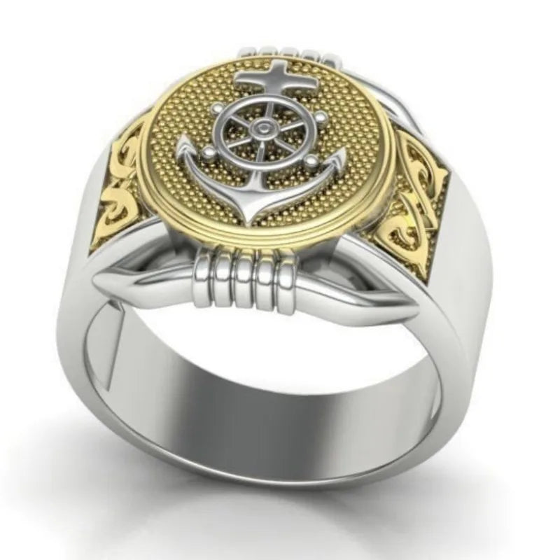Round Anchor Design Ring