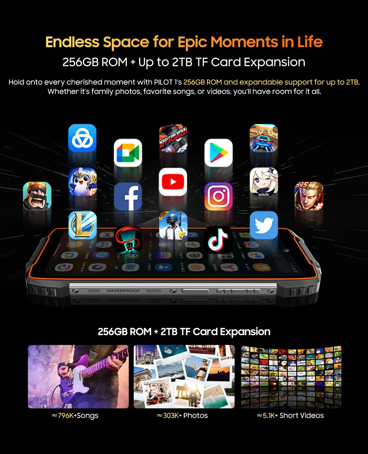 OSCAL PILOT 1 Rugged Phone,