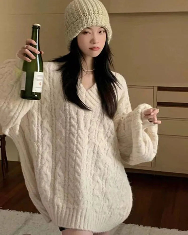 Sweater Harajuku  Knitted Pullovers