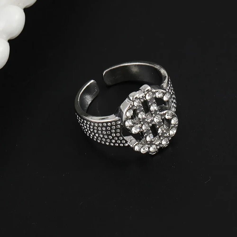 Charm Gold Dollar Sign Ring