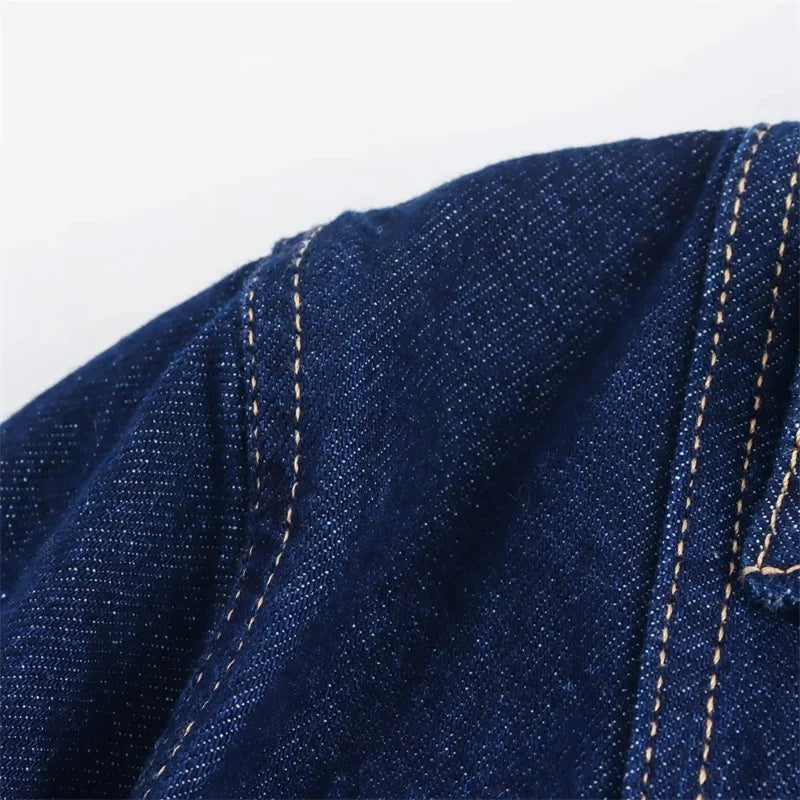 TRAF Blue Denim outfit