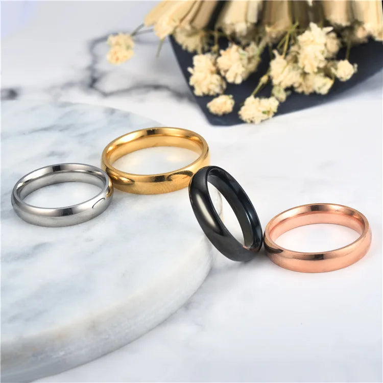 Titanium  Wedding Rings Stainless Steel