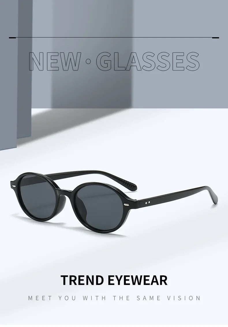 Retro Small Oval Sunglasses