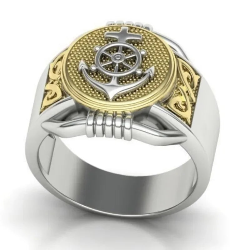 Round Anchor Design Ring
